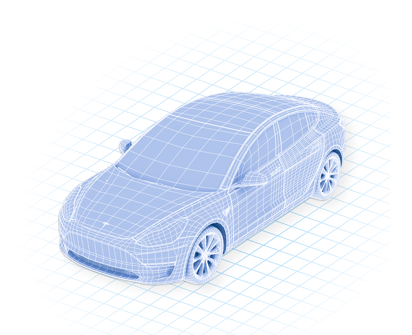 Tesla vehicle illustration
