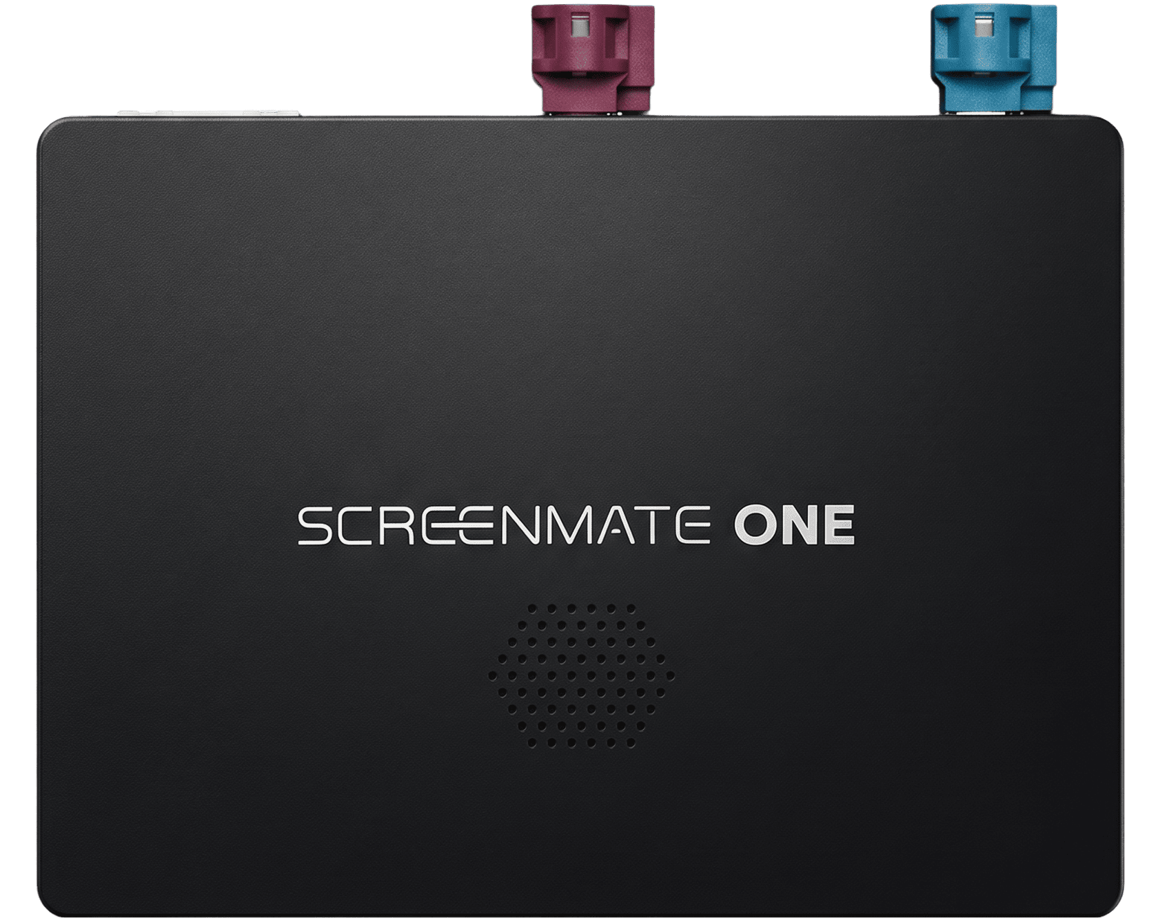 Screenmate ONE device with included cables and accessories